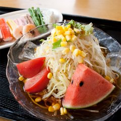 ボリューム満点！カラフル冷やし中華♪ - エビデリ！冷やし麺 - 麺飯家