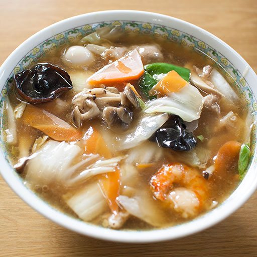 アツアツあんかけ広東麺 エビデリ 隠れ押し麺 ラーメン工房 醤油亭 ラーメン 福島市東部 ふくラボ