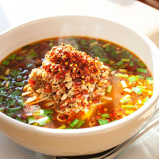 辛さレベル★★★★★辛さの果てへ挑め。 エビデリ！辛 名古屋台湾ラーメン 味世 ラーメン/郡山市南部 ふくラボ！