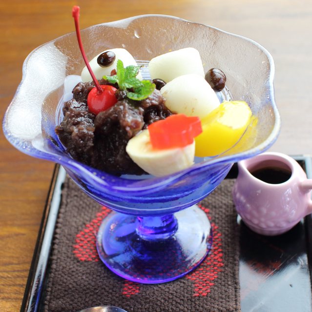 あんみつマニアの店主が作る逸品☆ - エビデリ！レトロスイーツ - 桃里