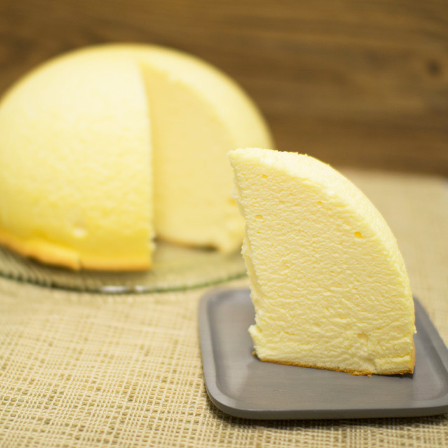 満月のような ドーム型チーズケーキ エビデリ チーズ いわき風月堂 洋菓子 勿来 植田 ふくラボ