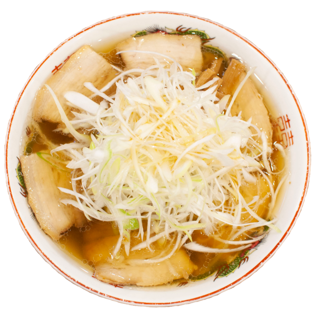 煮干しが香る醤油スープと、とろける6枚チャーシュー。銀座の洋食店で