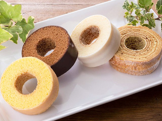 【バウムラボ樹楽里】ごえんバウム8個入セット ~プレーン・ショコラ・ホワイト・心織 各2個~