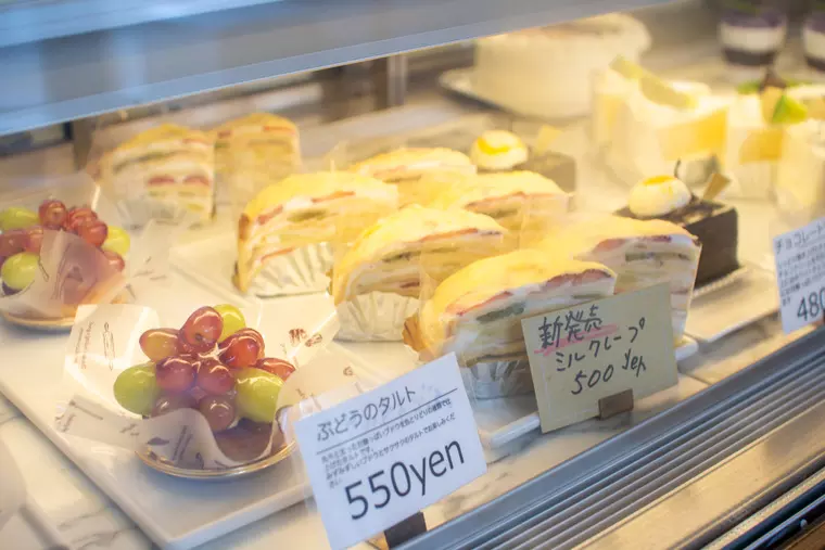 ▲店内ショーケース
