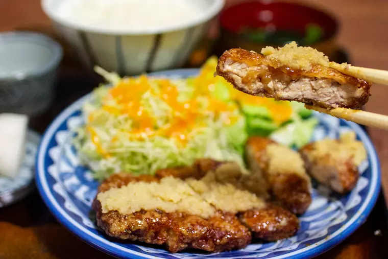 ▲「生姜焼き定食」1,250円(税込)