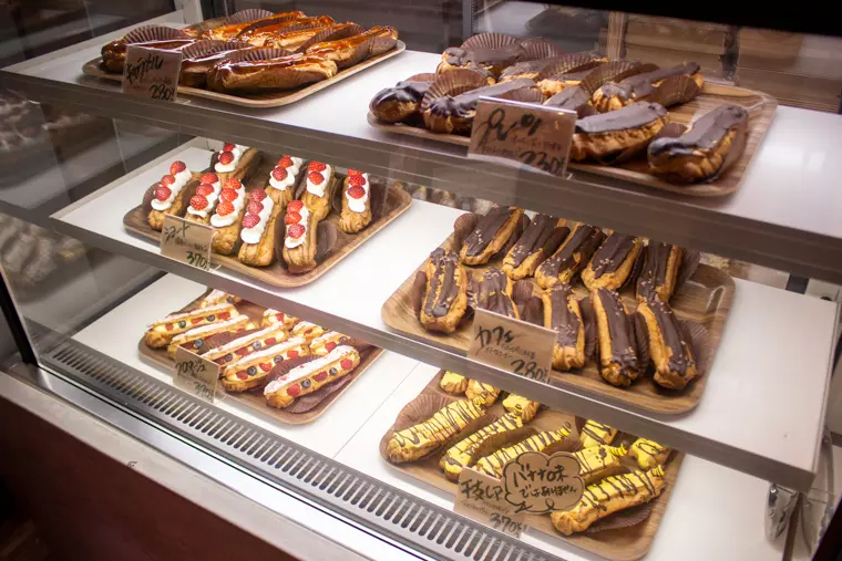 ▲店内ショーケースの様子