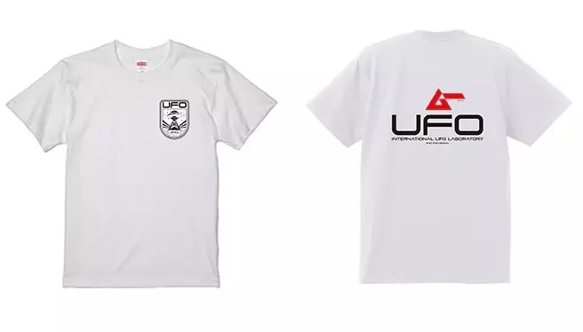 「UFO Lab.×ムー コラボTシャツ(WHITE)」3,850円（税込）
サイズ：S M L XL
