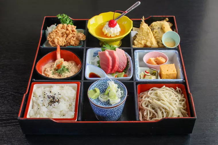 ▲「松花堂弁当」1,120円(税込)