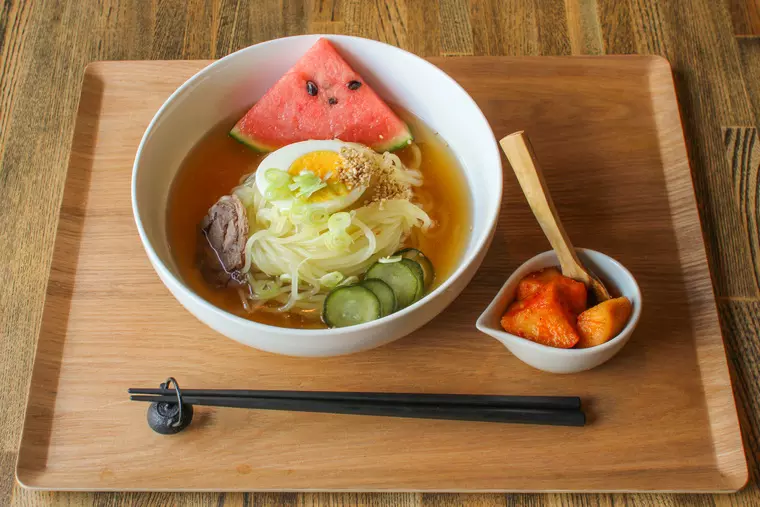 ▲「盛岡冷麺」並盛 850円(税込)
※小盛、大盛もございます