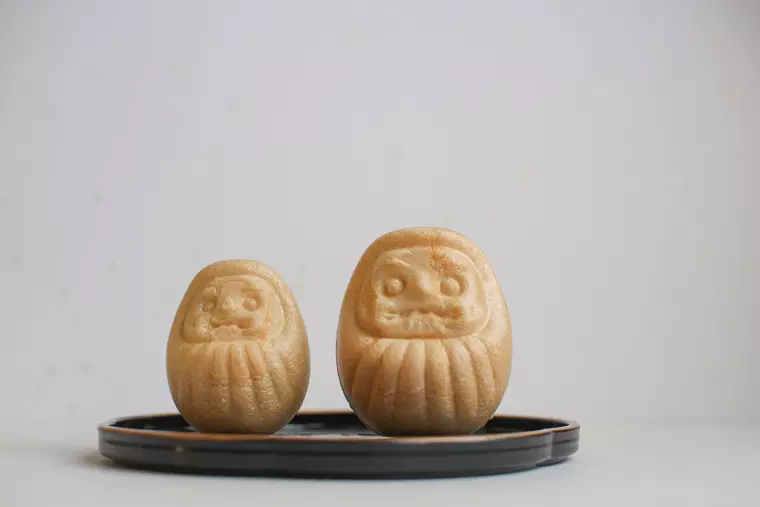 ▲(右)「だるま最中」151円(税込)
(左)「ミニだるま最中」108円(税込)