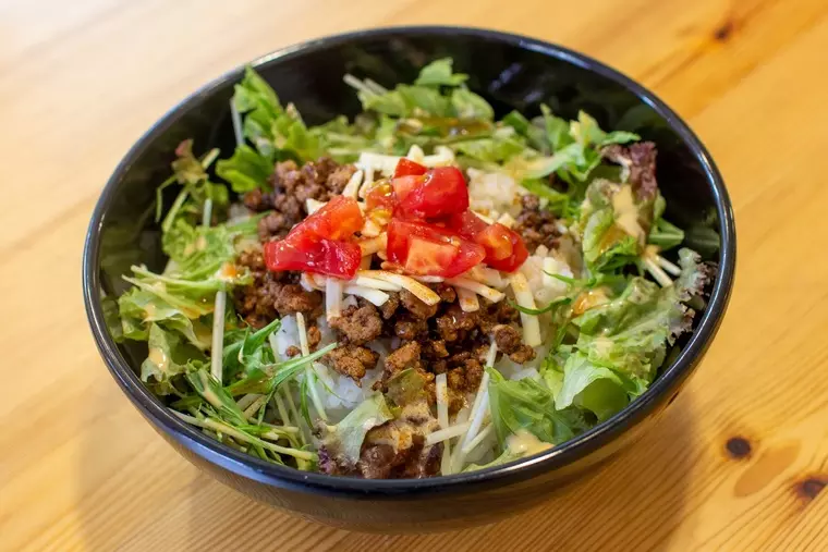 ▲「タコライス丼」800円(税込)
