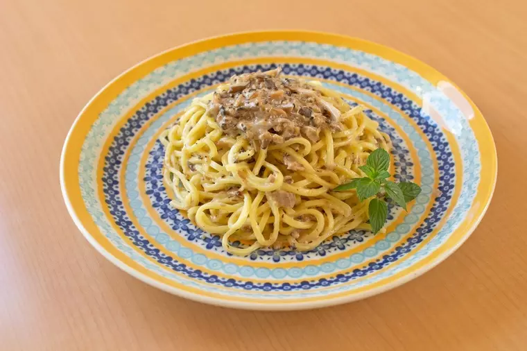 ■「生パスタのマッシュルームクリーム」...1,400円(税込)
