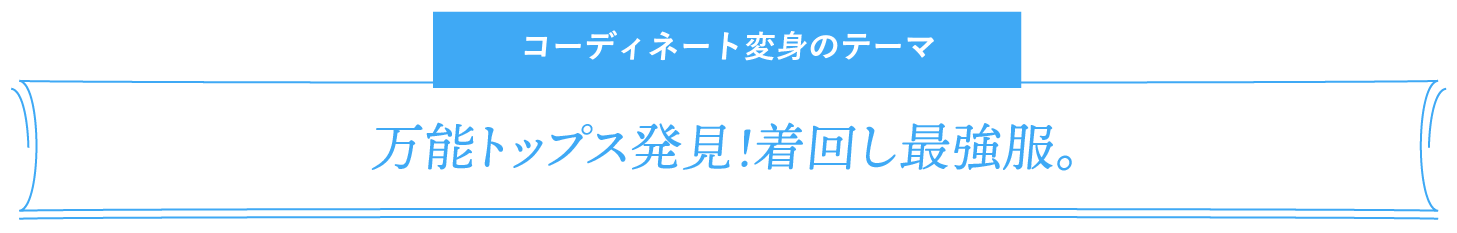 コーディネート変身のテーマ