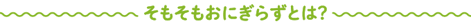 そもそもおにぎらずとは？