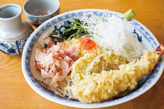 海老天おろしそば