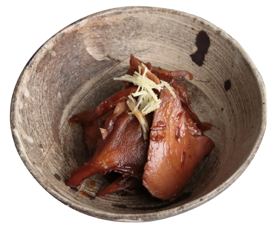 カツオと舞茸の生姜煮