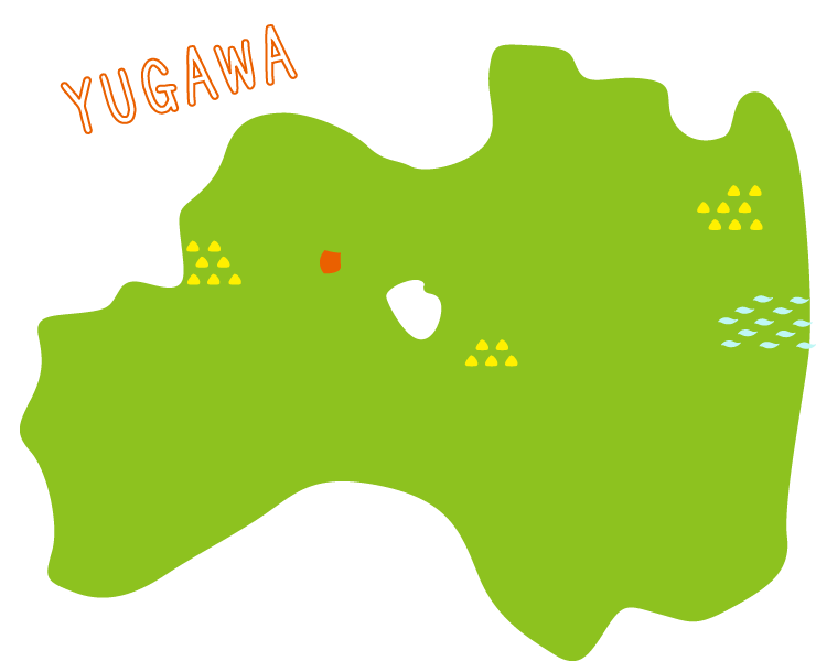 湯川村の地形