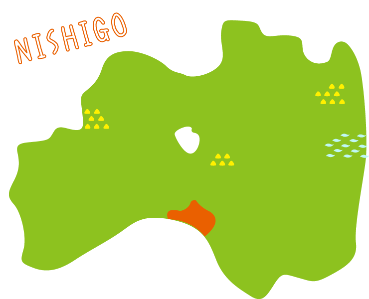 西郷村の地形